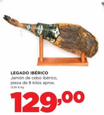 Alimerka Legado Ibérico Jamón de Cebo Ibérico Pieza de 8 Kilos Aprox. oferta