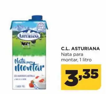 Alimerka C.L. Asturiana Nata para montar, 1 litro oferta