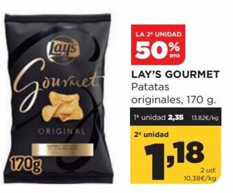 Alimerka Lay's Gourmet Patatas originales, 170g oferta