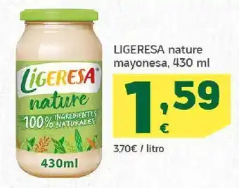 HiperDino Ligeresa nature mayonesa, 430 ml oferta