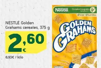 HiperDino Nestlé golden grahams cereales, 375g oferta