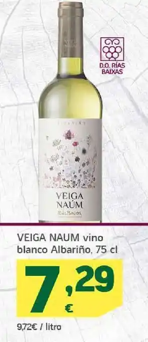 HiperDino Veiga naum vino blanco albariño, 75 el oferta