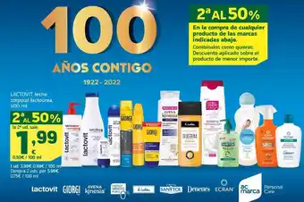 HiperDino Lactovit leche corporal lactourea, 400 ml oferta