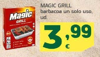 HiperDino Magic grill barbacoa un solo uso, ud. oferta