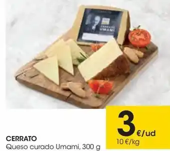 Eroski Cerrato queso curado umami oferta