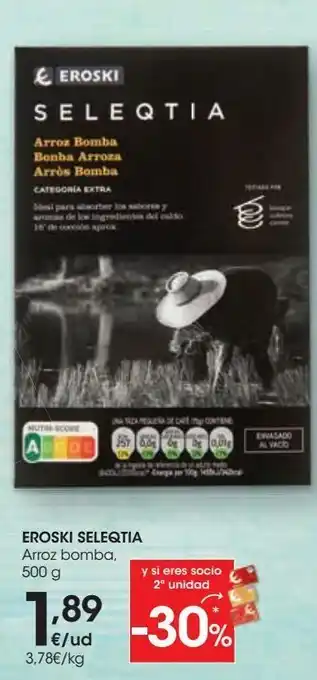 Eroski Eroski seleqtia arroz bomba oferta
