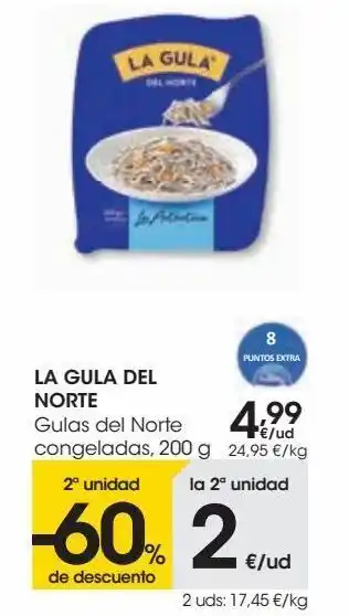 Eroski La gula del norte gulas del norte congeladas oferta