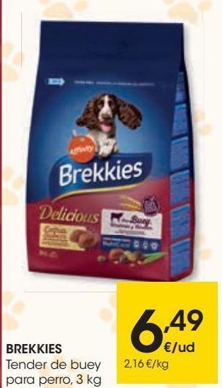 Eroski Brekkies tender de buey para perro oferta