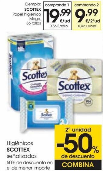 Eroski Scottex papel higiénico mega oferta