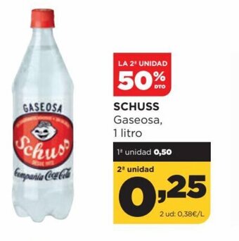 Alimerka Schuss Gaseosa, 1 Litro oferta