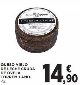 Hipercor Queso Viejo De Leche Cruda De Oveja Torremilano oferta