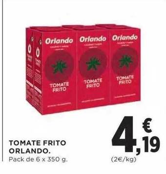 Hipercor Tomate Frito Orlando oferta