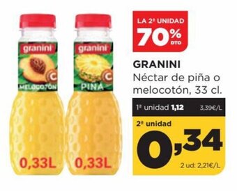Alimerka Granini Néctar De Piña o Melocotón, 33 cl. oferta