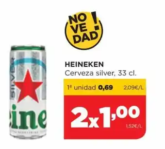 Alimerka Heineken Cerveza Silver, 33 cl. 2x oferta