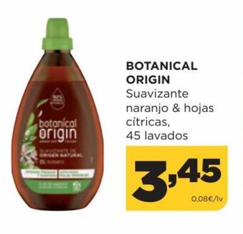 Alimerka Botanical Origin Suavizante Naranjo & Hojas Cítricas, 45 Lavados oferta