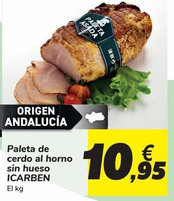 Carrefour Paleta de cerdo al horno sin hueso icarben oferta