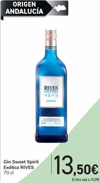 Carrefour Gin sweet spirit exótica rives oferta