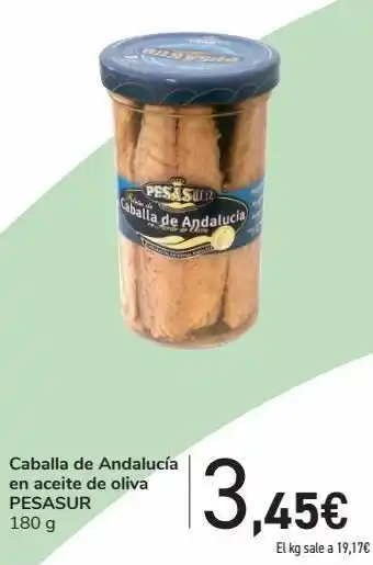 Carrefour Caballa de andalucía en aceite de oliva pesasur oferta