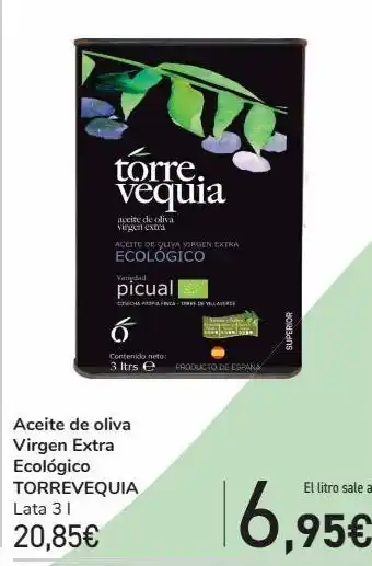 Carrefour Aceite de oliva virgen extra ecológico torrevequia oferta