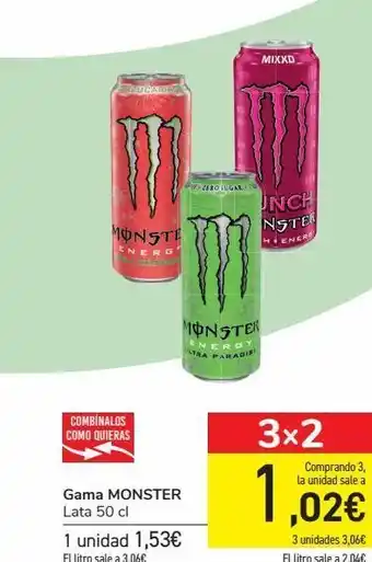 Carrefour Gama monster oferta
