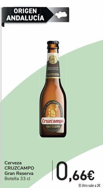 Carrefour Cerveza cruzcampo gran reserva oferta