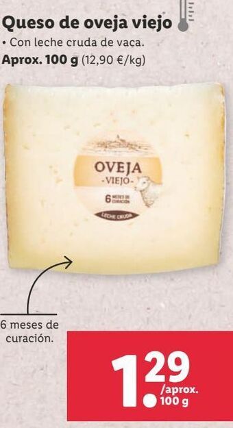 Lidl Queso de oveja oferta