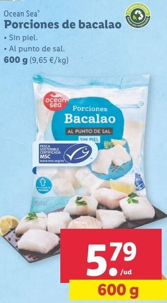 Lidl Bacalao ocean sea oferta