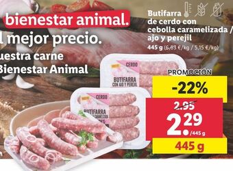 Lidl Butifarra oferta