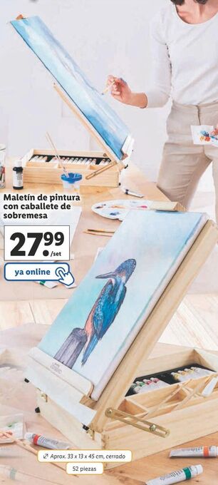 Lidl Pintura crelando oferta