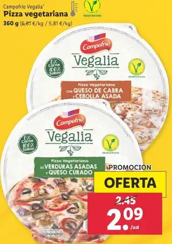 Lidl Pizza campofrío oferta