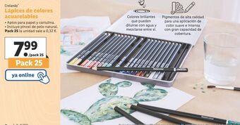 Lidl Lápices de colores crelando oferta