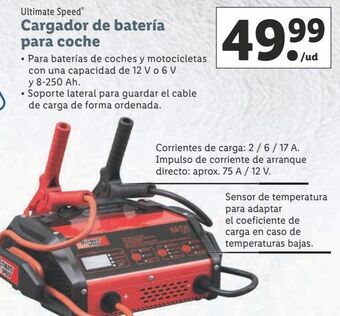 Lidl Cargador de batería ultimate speed oferta