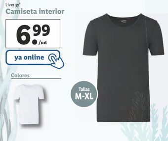 Lidl Camiseta interior livergy oferta