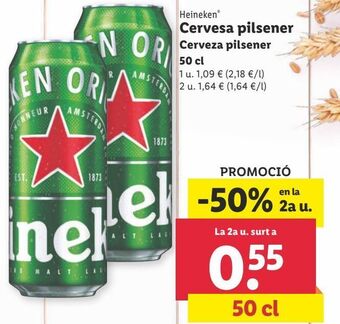 Lidl Cerveza heineken oferta