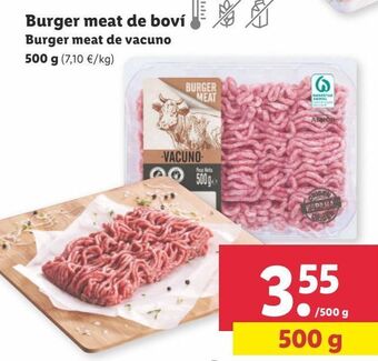 Lidl Carne picada de vacuno oferta