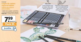 Lidl Lápices de colores crelando oferta