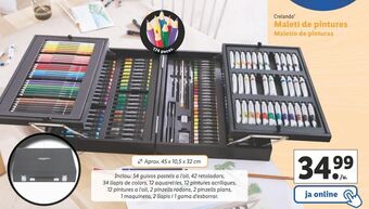 Lidl Pintura crelando oferta