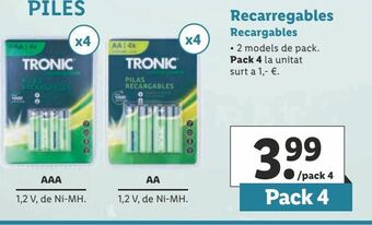 Lidl Pilas oferta
