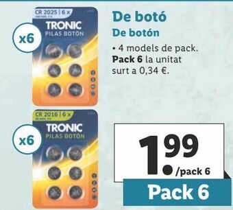 Lidl Pilas oferta