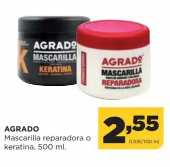 Alimerka Agrado Mascarilla Reparadora o Keratina, 500 ml oferta