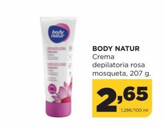 Alimerka Body Natur Crema Depilatoria Rosa Mosqueta, 207 g. oferta