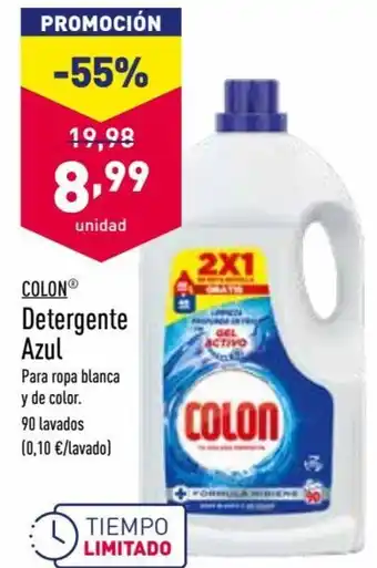 ALDI Colon® Detergente Azul 90 Lavados oferta