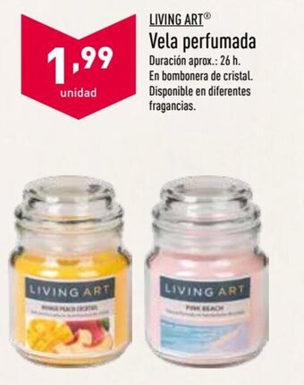 ALDI Living Art® Vela Perfumada oferta