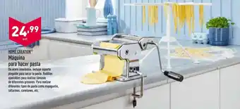 ALDI Home Creation® Máquina Para Hacer Pasta Set oferta