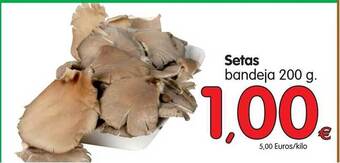 Alimerka Setas bandeja 200g oferta