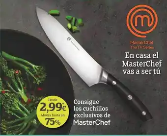 Consigue los cuchillos exclusivos de MasterChef