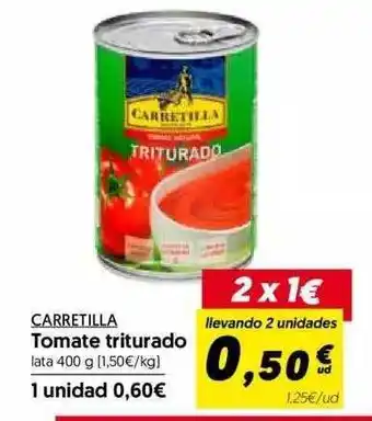 Hiper Usera Carretilla Tomate triturado lata 400g oferta