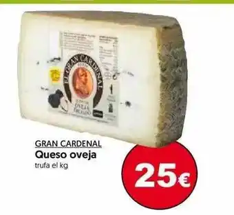Hiper Usera Queso oveja Gran Cardenal oferta