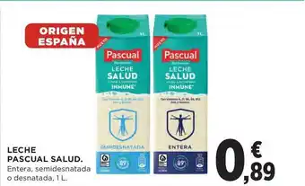 El Corte Inglés Leche Pascual Salud 1L oferta