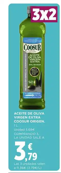 El Corte Inglés Coosur Aceite De Oliva Virgen Extra Origen oferta